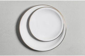 PLATO POSTRE ALA ANGOSTA FILE ORO LINEA 499 TSUJI