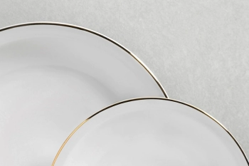 PLATO POSTRE ALA ANGOSTA FILE ORO LINEA 499 TSUJI