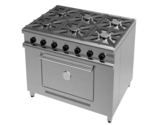 COCINA 1045 - 6 H ACERO INOX. 430 ESMERILADO BRAFH