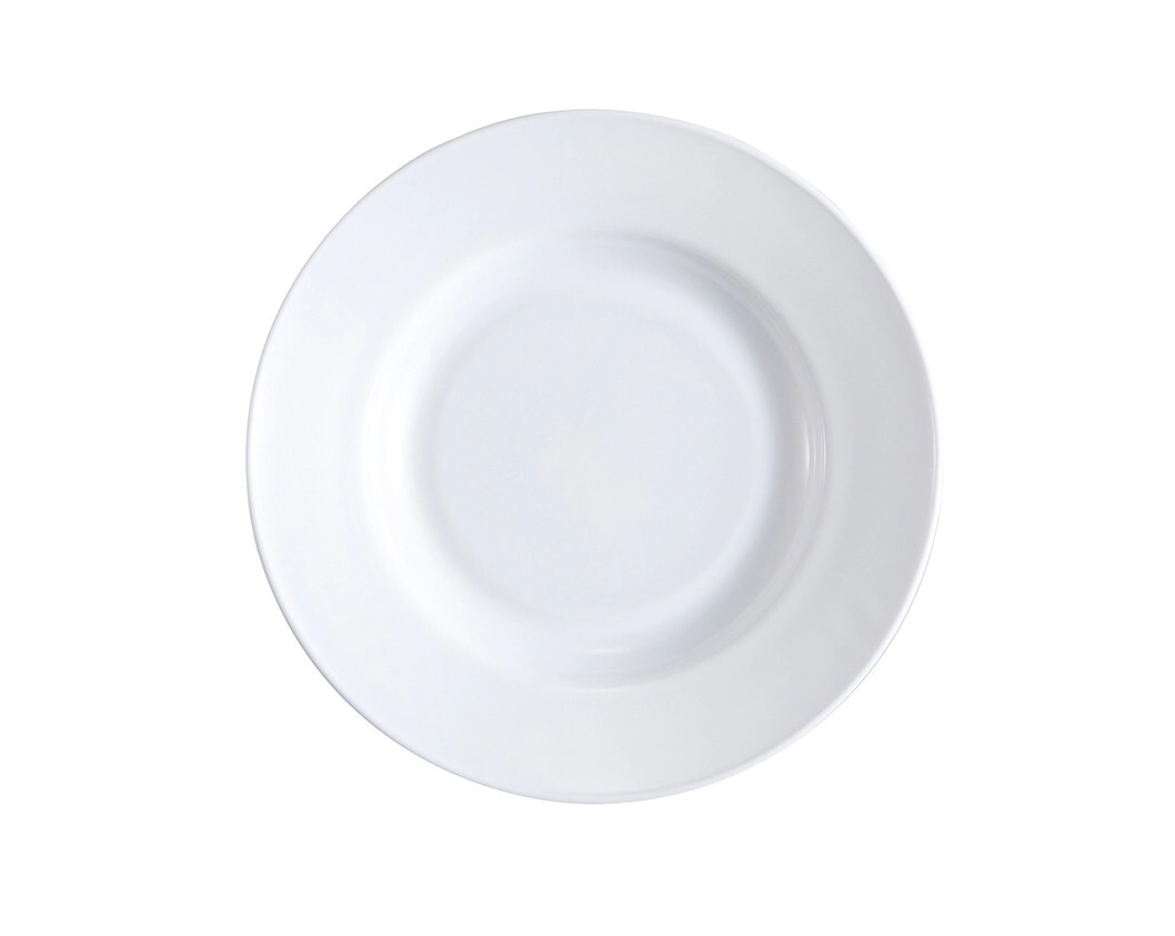 PLATO HONDO 22,5 CM ALA ANCHA VIDRIO TEMPLADO AM COLLECTION