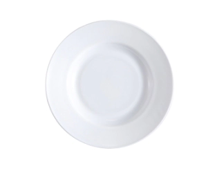 PLATO HONDO 22,5 CM ALA ANCHA VIDRIO TEMPLADO AM COLLECTION