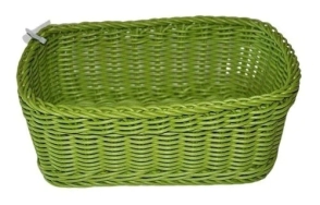 CESTA RECTANGULAR VERDE
