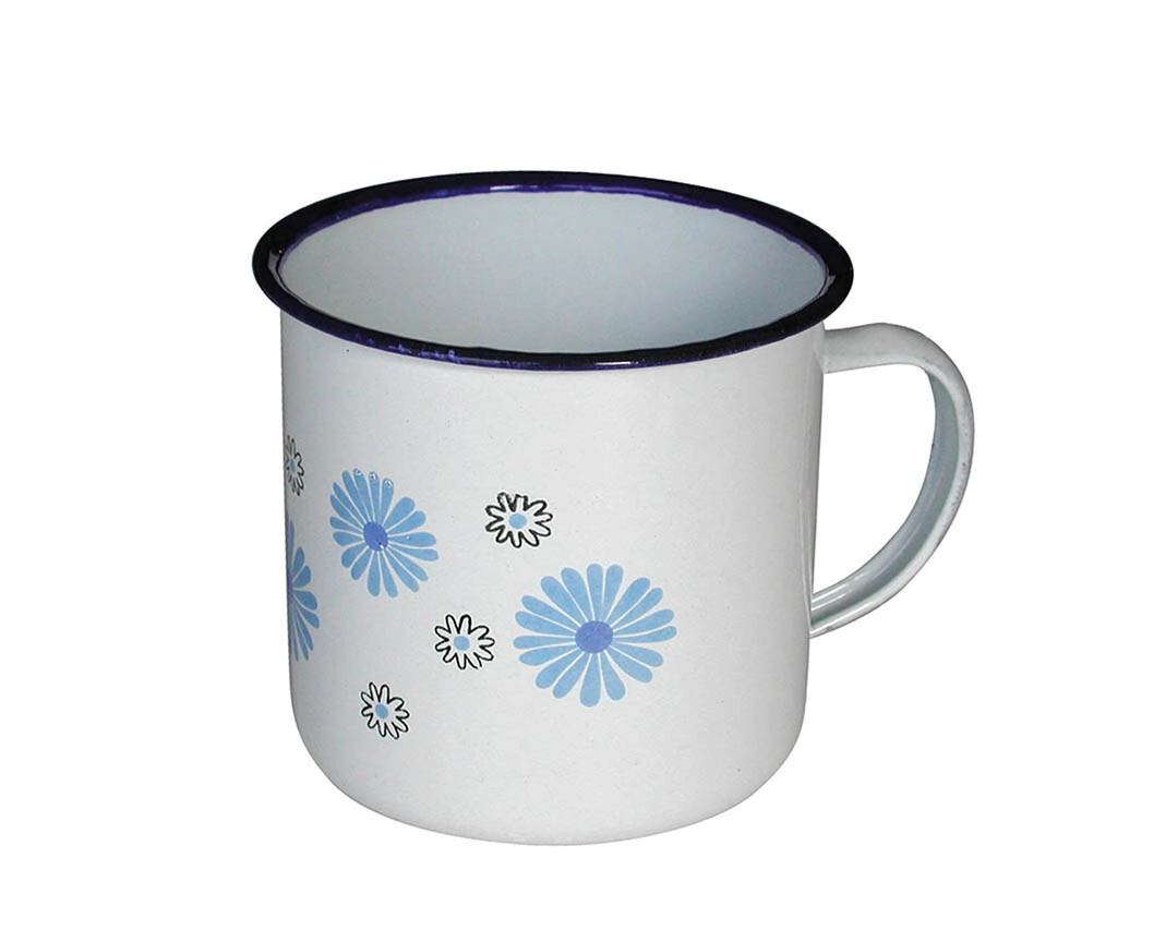 JARRO ENLOZADO 8 CM BLANCO DECORADO SURTIDO