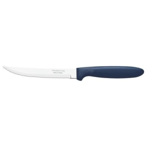 CUCHILLO DE CARNE IPANEMA MANGO PLASTICO AZUL TRAMONTINA